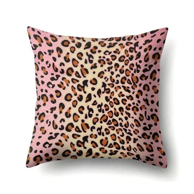Animal Leopard Print Pattern Double-Sided Printed Pillow Cover Short Plush Suitable Living Rooms Bedrooms Throw Cushion Cover