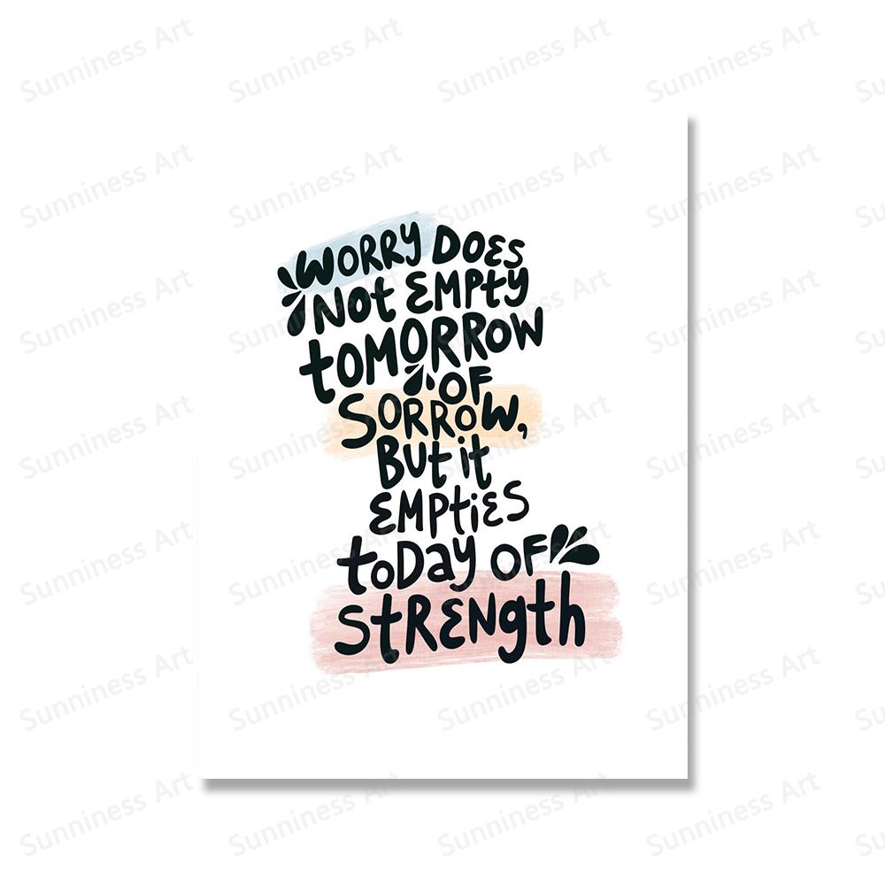 Библейский стих Вдохновляющие цитаты Плакат Пляж Прибой Океан Картина Печать на холсте Звездное небо Вера Картины Гостиная Домашний декор