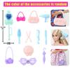 Случайный набор из 29 шт. Одежда для кукол 11,5 дюймов, 1 тело и голова куклы, 1 платье, 10 мини-платьев, 5 пар обуви, 12 аксессуаров, Игрушка для детей, Аксессуары