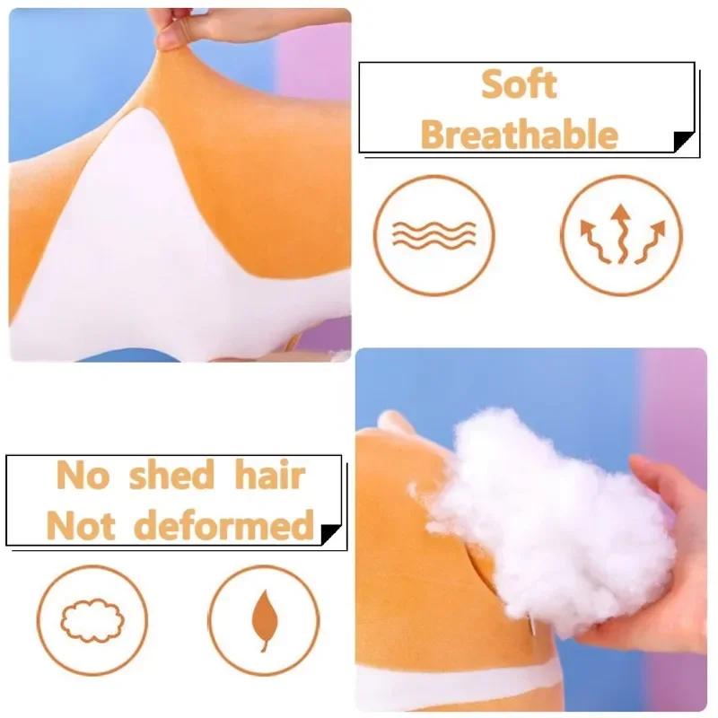 Long Cat Plush Body Pillow Creative Cute Animal Stuffed Cushion Soft Sofa Decorative Throw Pillow Large Sleeping Cushion Decor
