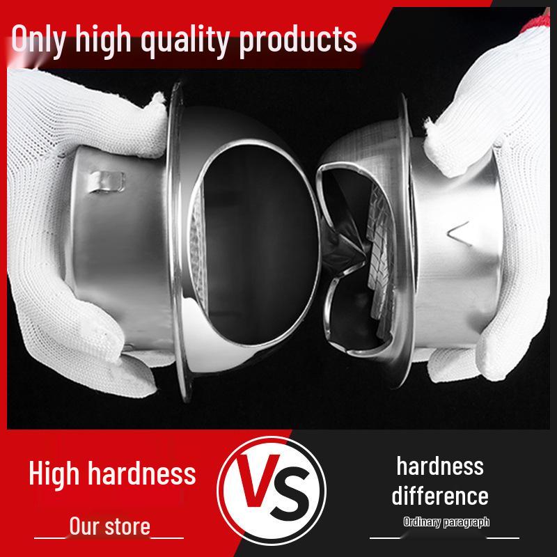 Дождезащитный вентиляционный колпак из нержавеющей стали 304 для наружных стен