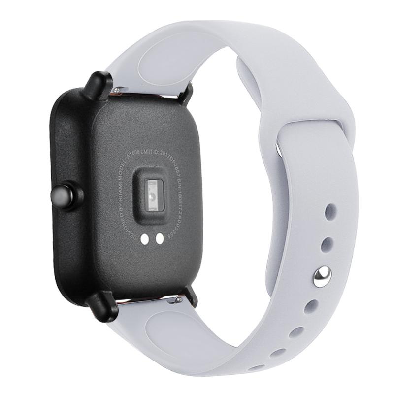 20 мм/22 мм ремешки для часов для Amazfit GTS 4/3/2/2e/Mini/GTR 42 мм/GTR 4/3 Pro Силиконовый браслет Amazfit helio/balance 2 bip 5 6 ремешок