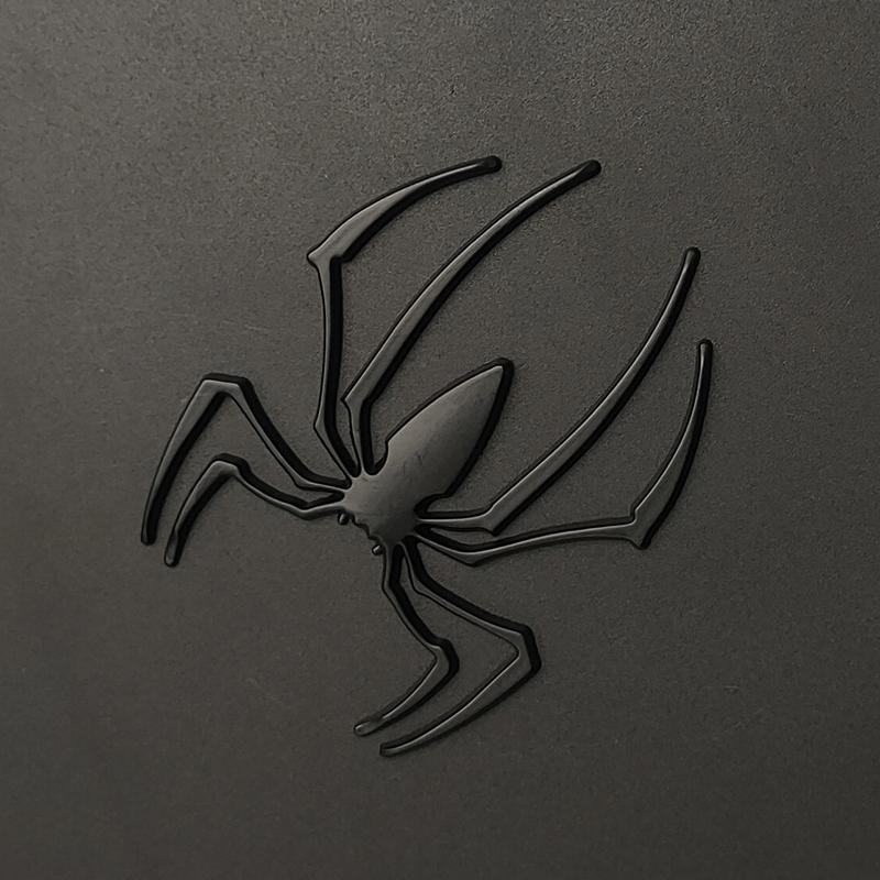 Universal 3D Metal Car Stickers Spider Car Logo Chrome Badge Auto Emblem Decal Car Styling Decoration Auto Exterior Accessories