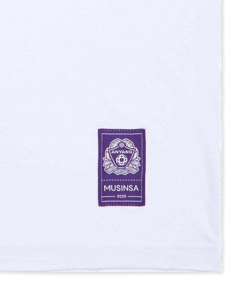 Футболка с коротким рукавом Fcanyang Musinsa X Fc Anyang 25 Белый
