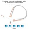 HBS-1100 Bluetooth-совместимые наушники, на шею, с шумоподавлением, стерео, объемный звук, глубокий бас, hands-free, музыкальный плеер, универсальные беспроводные спортивные наушники