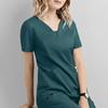 Women Management Work Clothes Short Sleeve with Pocket Working Clothes Nurse Uniform