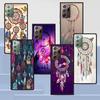 Dreamcatcher Dream Catcher Case for Samsung Galaxy Note 20 Ultra 10 Lite 9 8 A53 A52 S21 FE S22 Plus Silicone Black Phone Cover