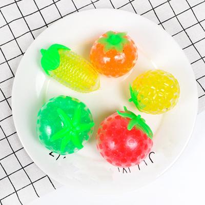 Овощи, фрукты, хлюпающие игрушки, медленный отскок, гибкий TPR, снятие стресса, кукуруза, помидор, апельсин, сенсорная игрушка-непоседа, подарок на день рождения для детей и взрослых