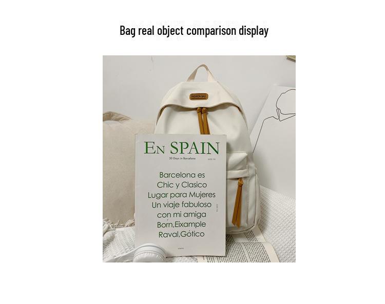 Корейский женский нейлоновый рюкзак 2023 года — модный, универсальный, школьный рюкзак в стиле литературного колледжа