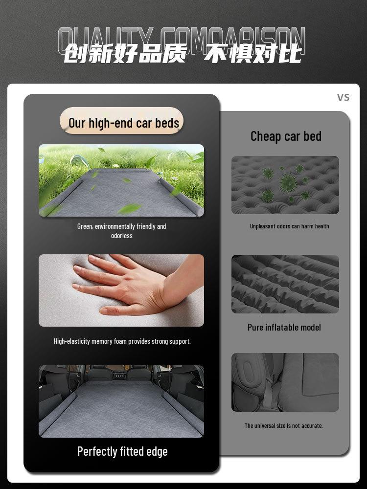 Автомобильный надувной матрас Tank 300: Складной матрас для сна на заднее сиденье для багажника