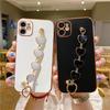 Plating Soft Silicone Phone Case For Honor 9X 90 X6A X8B Redmi 12 13C 14C Note10 Note13 Note 14 Poco C65 C75 With Bracelet Love Heart Covers