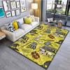 Magic Props Pattern Rug for Living Rooms Bedroom Bedside Bathroom Floor Mat Area Mat Machine Washable Non-slip Carpet Room Decor