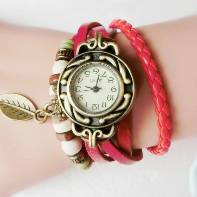 Элегантные модные женские деловые часы, винтажные наручные часы для женщин, кожаный ремешок с маленьким циферблатом, женские кварцевые часы Montre Femme