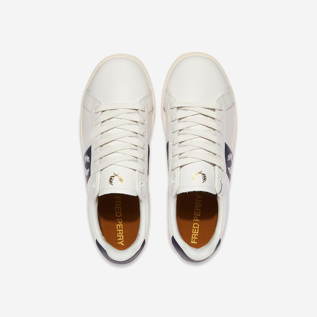 Fred Perry B721 Кожаный пуф / Брендированный, B9304, 1020112655, Популярная корейская обувь