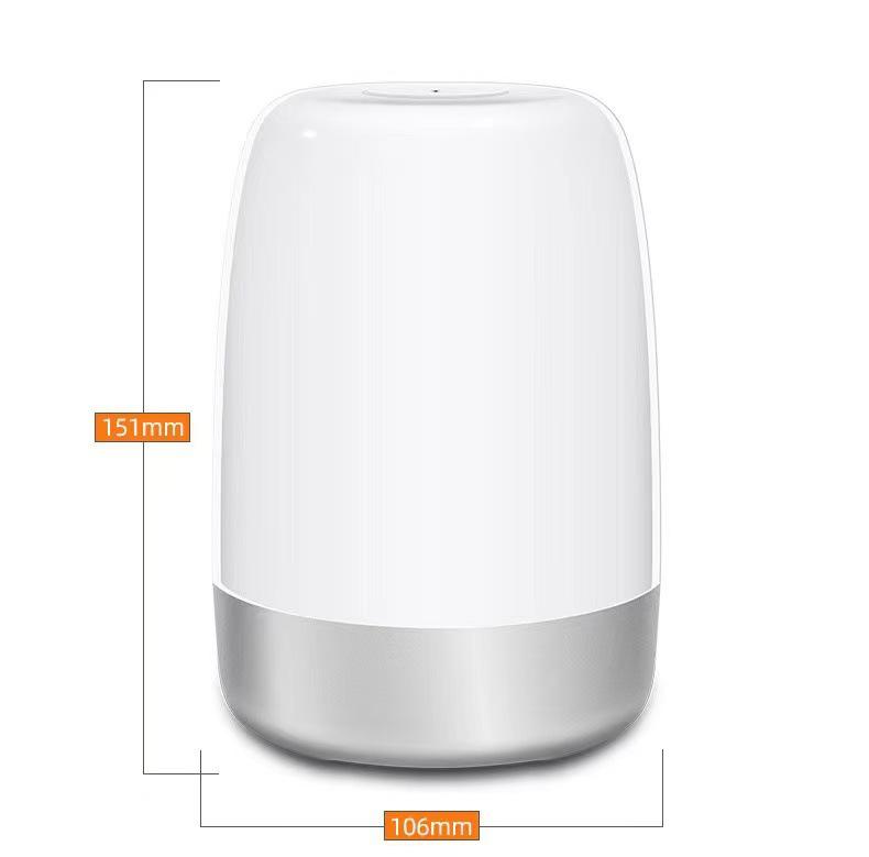 Умный светодиодный будильник с имитацией восхода солнца, с цветным ночником и таймером