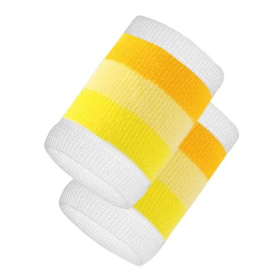1 Pair Sports Wristband Sweat-absorbing Breathable Fabric Extra Soft Elastic Non-Fading Wrist Protection Polyester Children Wrist Support Sports