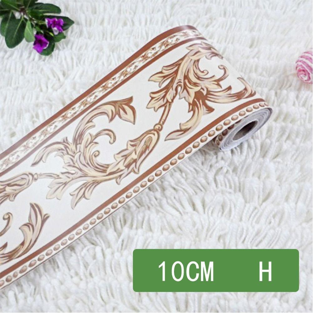 PVC Wallpaper Sticker Self Adhesive Wall Sticker Waterproof Wall Skirting Border Decals  Home Decor