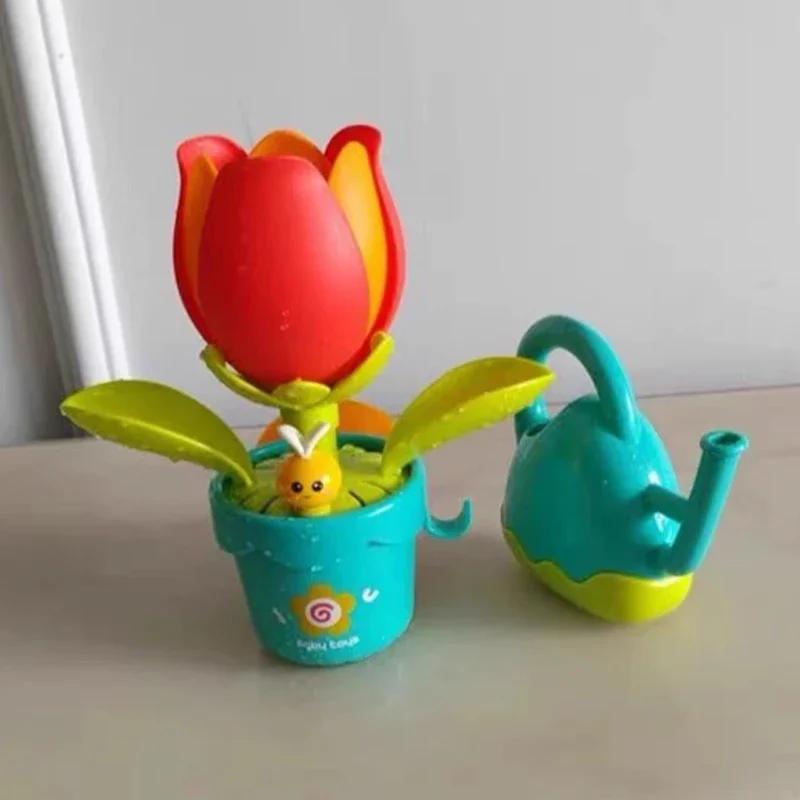 Цветочки для ванны Игрушки для купания Душ Водные Игрушки для купания Водная игра Для детей Веселье Веселый Бегцветок Ванна С Чайником Ванная Комната Игрушка Для