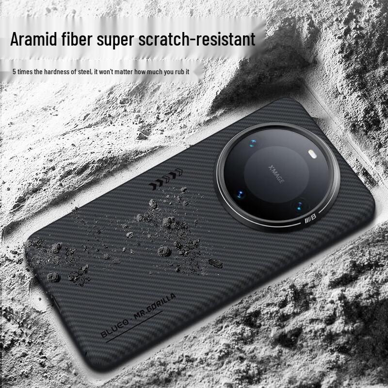 Mr. Blue Gorilla Aramid Fiber Phone Case for Huawei Mate 60 Pro/Pro+