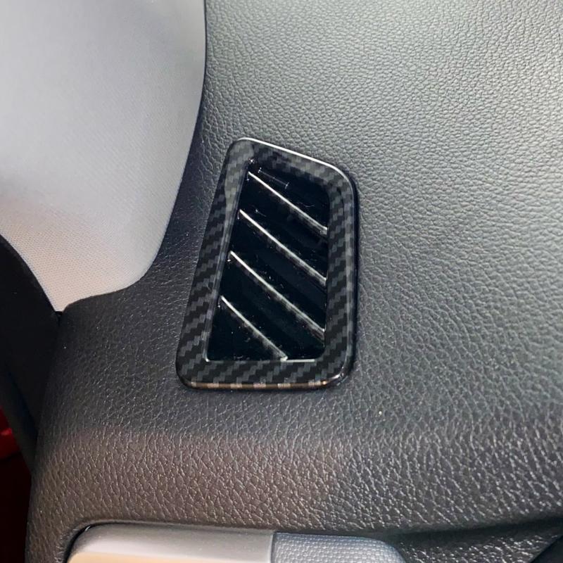 Кнопка подъема окна/рулевое колесо/вентиляционное отверстие переменного тока, накладка, отделка из АБС-пластика, внешний вид из углеродного волокна, интерьер для Kia