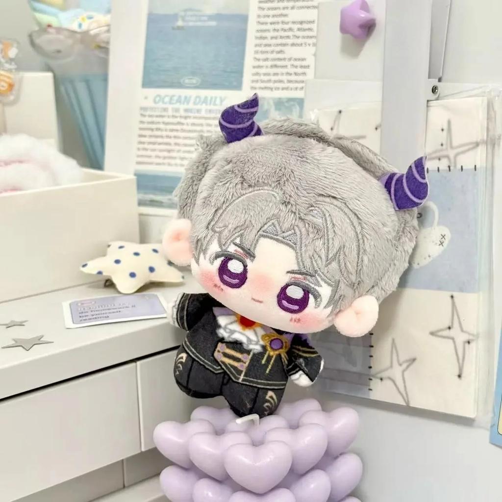 10Cm Cotton Plush Doll Keychain Light And Night Love Bag Charm Cute Romantic Gift For Fans Teens Couples Home Desk Decor Xmas