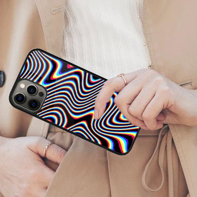 Optical Illusion Print Magnetic Phone Case For APPLE iPhone 17 Air 16 14 13 12 Pro Max 15 Plus Wireless Charge MagSafe Cover