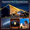 Camping String Light Rechargeable 8 Modes Dimmable Camping Lights Camping Lantern Flashlight for Tent Emergency Outdoor Hiking