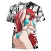 Demon High School T-Shirt 3D Printed Anime Fashion T Shirt Men Casual Tops Women Girl Hentai Harajuku Pop