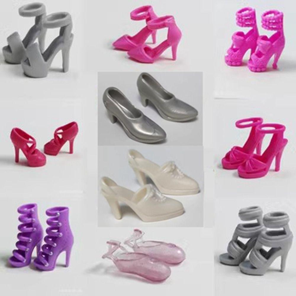 10 Styles Doll High Heels Quality 30cmFigure Doll Sandals New Accessories 30cm Doll
