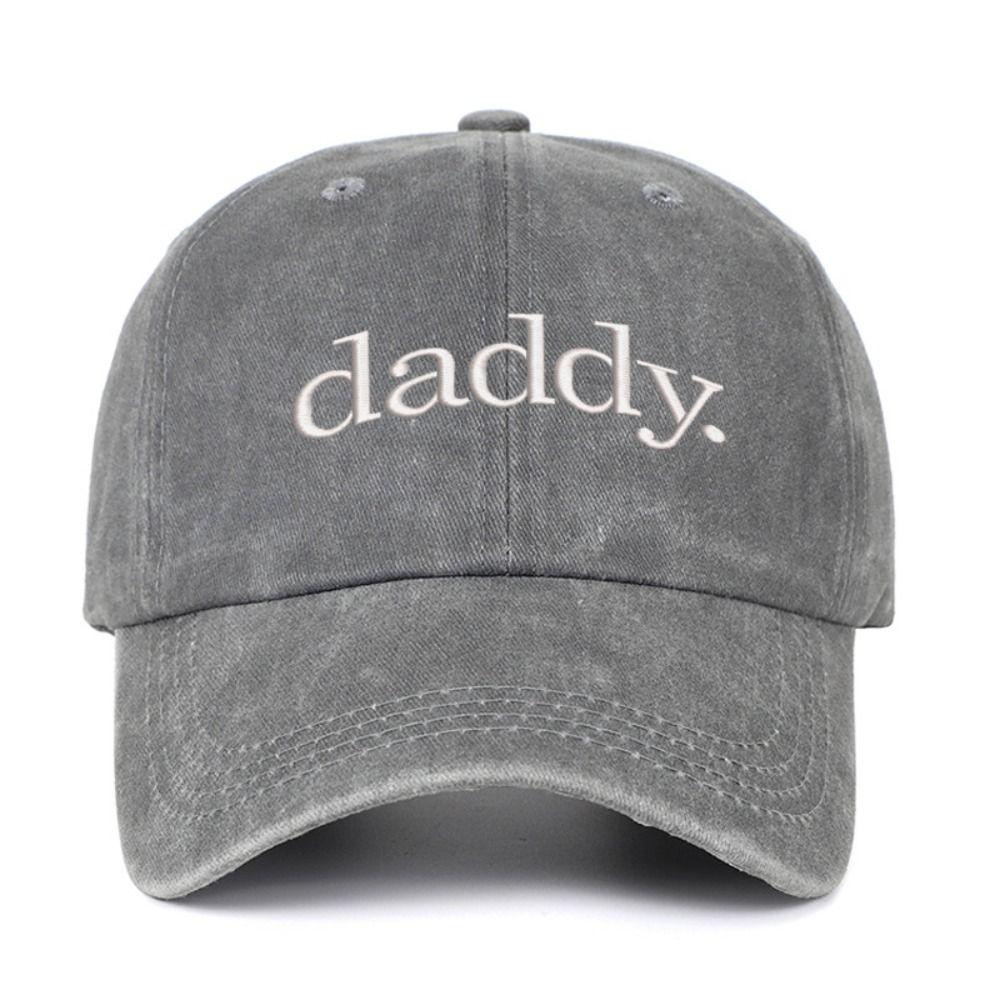 Adjustable daddy. Embroidery Caps Vintage Baseball Cap Fashion Sport Visors Cap Father's Gift