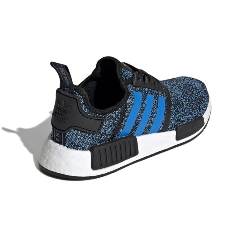 adidas NMD R1 Core Black True Blue Молодежные F34422