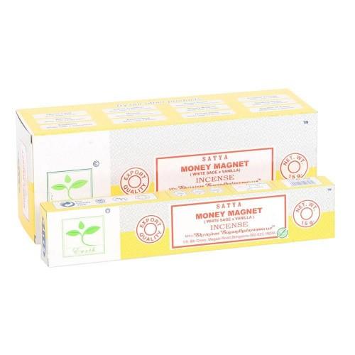 Satya Money Magnet Earth Incense Sticks (Pack of 6)
