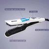 PTC Heated Steam Hair Straightener LCD Display Electric Hair Straightener  Salon Use