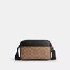 Graham Crossbody Bag In Signature Canvas Tan Black