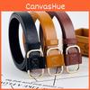 Girl Leather Belt Minimalist Decorative No Hole Adjustment Design Elegant Modern