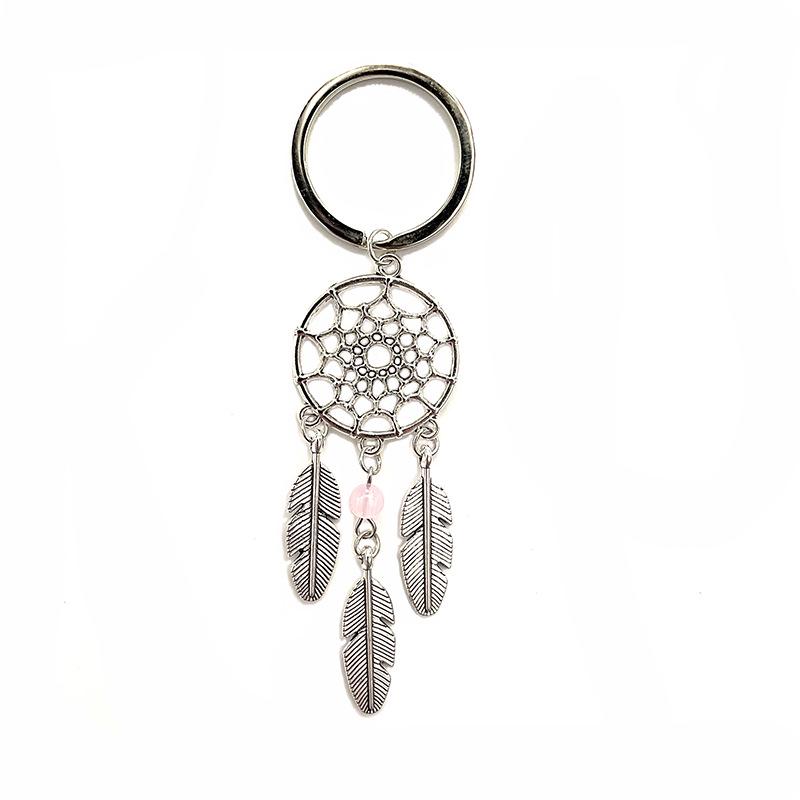 Брелок-подвеска в виде листа-кисточки «Ловец снов»