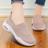 Women'S Shoes Spring And Autumn One-Pedal Large-Size Single Shoes Flat-Soled Casual Sports Shoes Women'S Breathable Fly-Woven Mesh Shoes