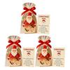 Little Pocket Christmas Hug Cute Mini Resin Santa Claus Ornaments with Encouragement Cards Pocket Hug