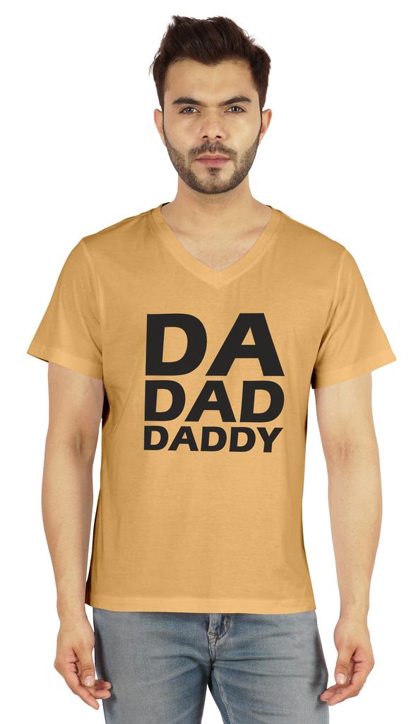 Inkmeso Mens Tshirt   Da Dad Daddy   Graphic Tshirt For Dad Gift Tee Shirt For First Time