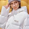 Fila Оригинальная RGB Красочная Модная Простая Ретро Классическая Повседневная Универсальная Удобная Теплая Пуховая Куртка с Капюшоном Унисекс Верхняя одежда F51U549904FWT