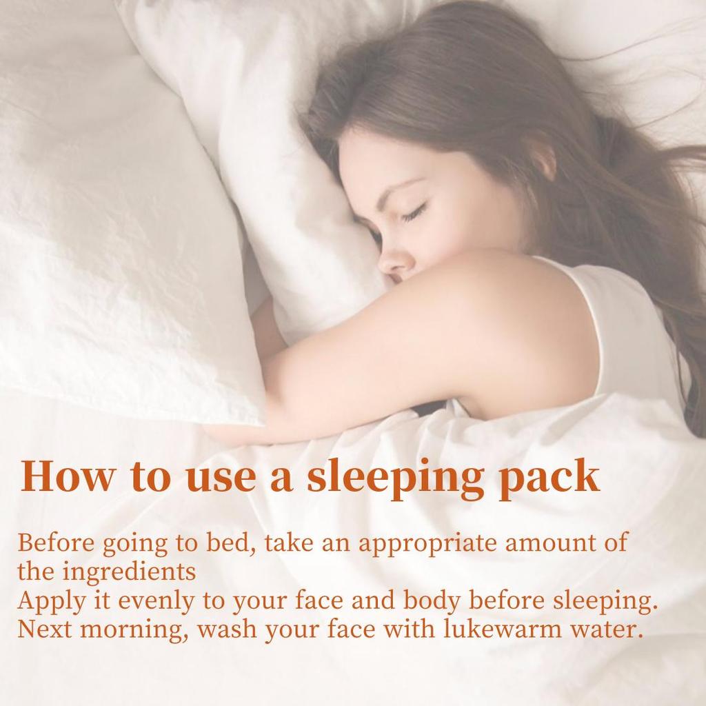 3W Clinic Sleeping Pack 100ml Water, Collagen, Snail, and White 4 Types of Sleeping Pack
