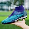 35-48 высокие футбольные бутсы, резиновые молодежные кроссовки с короткими ногтями, футбольные тренировочные кроссовки, детские футбольные бутсы с искусственным газоном