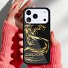 Желтый чехол для телефона с драконом для iPhone 17 Air 16e 15 14 13 Pro Max Задняя крышка для 12 11 Pro Coque