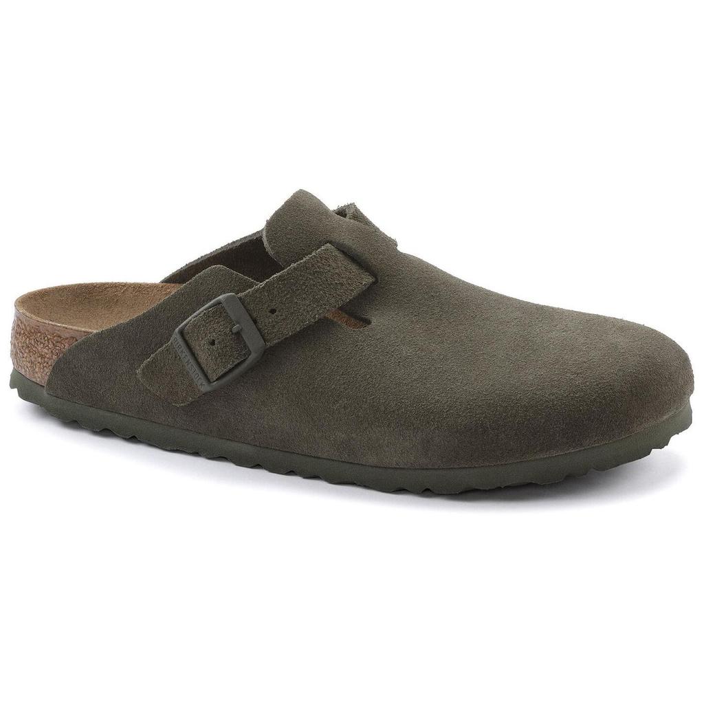 Birkenstock Модные босоножки Boston с открытым носком, унисекс, зеленые 1024714