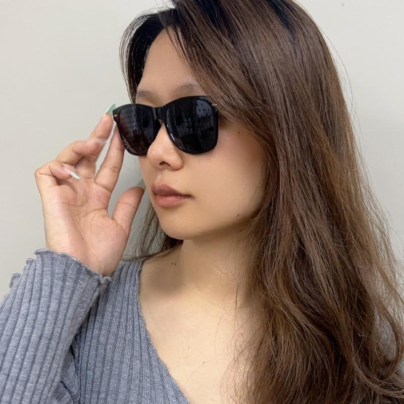 Очки против близорукости и астигматизма, очки для коррекции усталости, очки с отверстиями для мужчин и женщин, очки для улучшения зрения