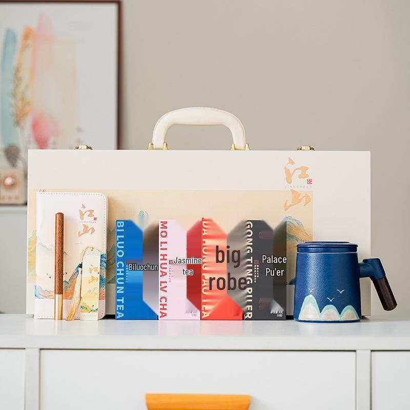 Керамический набор кружек для офиса - Сувенир для сотрудников с логотипом для ежегодных деловых встреч и корпоративных подарков