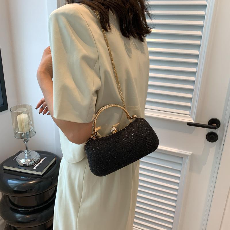 Новая модная женская сумка с изысканной текстурой и простая и модная застегивающаяся наплечная цепочка через плечо маленькая квадратная сумка