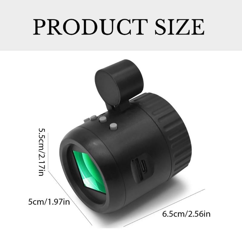 Монокулярный телескоп ночного видения с длительным временем работы от батареи и многослойной линзой, подходит для получения четких изображений