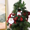 Christmas Doll Ornament Hanging Pendant Father Christmas Snowman Used For Holiday Home Decor Christmas Tree Party Acesssories