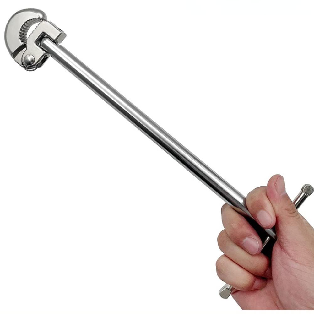 11-дюймовый металлический монтажный ключ для смесителя для раковины, подпружиненные маленькие губки